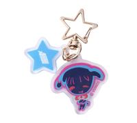YJacuing Alien Stage Rabbit Series Chibi Acrylic Keychain, Officially Licensed Anime ALNST Collectible Bag Charm Pendant (Ivan)