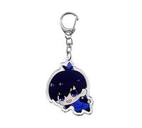 YJacuing Anime Blue Lock Chibi Cute Acrylic Keychain Hanging Ornament, Yoichi Isagi, Medium