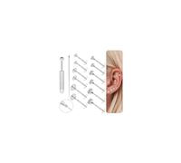 Yjbglrygf 18G 16G Hypoallergenic Surgical Stainless Steel Internal Thread Tragus Labret Cartilage CZ Stud Piercing Jewelry Helix Cartilage Conch Nose Lip Labret Medusa Piercingenic Be Equipped With