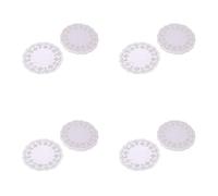 Yjcnelcr 100 Sheets/Set,4 Sets Lace Coasters Mugs Glass Cup Drinking Water Cups Placemat Cushions for Home Office Drinking Container