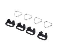 Yjcnelcr 4Pieces Camera Strap Conversion Metal Shoulder Strap Connection Buckle Camera Buckle Replacement Triangular Split
