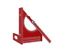 Yjcnelcr Aluminum Alloy Carpentry Protractor 180 Degree Adjustable Angles Tool for Accuracy Woodworking And