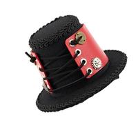 Yjcnelcr Elegant Retro Top Hat With Industrial Gear And Felt Design Costume Headpiece For Halloween Parties And Cocktail Dinners Unique Headpiece