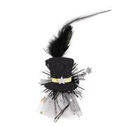 Yjcnelcr Hair Clips for Women Hair Barrettes 2024 Tinsel Hair Clip Party Costume Tinsel Party Karaoke Punk Photo Props Cool Party Bar Top Hat Nightclub Hair Accessories for Women Ladies and Girls