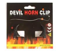 Yjcnelcr Hair Clips Hair Barrettes 2Pcs Hair Clips Small Hairpin Bow Halloween Hair Barrettes Devil Horn Hair Clip Cute Hairpins for Women Girls Kids Hair Accessories for Women Ladies and Girls