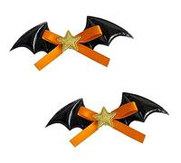 Yjcnelcr Hair Clips Hair Barrettes Punk Mini Top Hat Pumpkin Devil Wing Hair Clip One Pair Duckbill Clip Choker Mini Top Hat Halloween Pumpkin Series Hair Accessories for Women Ladies and Girls