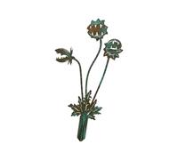 Yjcnelcr Metal Yard Accent Stake for Patio, Carnivorous flower