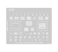 Yjcnelcr Professional Reballing Stencil for 15 14 13 12 11 Series Comprehensive Tin Planting Steel Net