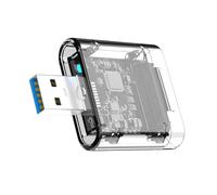 Yjcnelcr USB3.0 Gen1 Solid Disk Enclosure Case, for 5Gbps Fast Speed Data Transfer, Transparently Housing