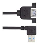 Yjcnelcr USB3.0 Male To Female Adapter Cable Converter Cord Quick Charging Wire Line 5Gbps Data Transmission Speed Male To Female