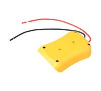 YJDOORPLAY 18V Battery Dock Adapter for DeWalt Power Tools External Connection Kit Professional Grade DIY Project Accessory Yellow(without fuse)