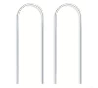 YJDOORPLAY 2 Pcs Thickened Acrylic Trellis Indoor, U-Shaped Clear Garden Trellis Potted Plant Support for Climbing Plants, Small Houseplant Trellis for Hoya Pothos Vine Ivy Monstera Flower Outdoor