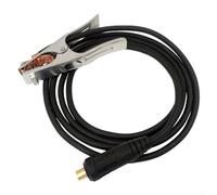 YJDOORPLAY 300A Welding Ground Clamp Cable Heat Resistant Non Slip Handle for MIG TIG Welding Machine Industrial Workshop Ship Factory Mine Construction Equipment(2M)