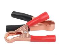 YJDOORPLAY 50A for alligator Clips Heavy, Duty Copper Plated for battery, Clamps for,Car Solar Panel Electric Fence Testing Iron Jaw 80mm Length(2PCS)