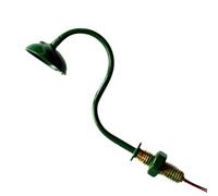 YJDOORPLAY 6Pcs O Gauge LED Street Wall Lights for Model Train Railway Lamp Posts, 3V DC 20mA with Resistors for 12V/16V, Complete with Wires