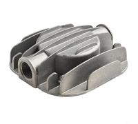 YJDOORPLAY Air Compressor Cylinder Head Aluminum Cast Replacement Parts for Air Pump Silent Oil-Free Compressor Head Assembly Multiple Specifications 13 Sizes G1/2 Connection Grey(8)