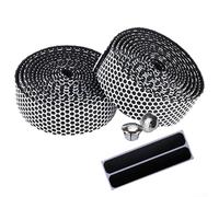 YJDOORPLAY Antislip Handlebar Tape for Road Bikes with Bar End, Ideal for Various Cycling Activities (White)