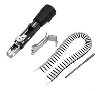 YJDOORPLAY Automatic Chain Screw Nail Adapter for Electric Drill Professional Woodworking Tool Set for Construction Drywall Carpentry Projects 235mm Length Adjustable Depth Screwdriver