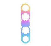 YJDOORPLAY Bicycle Pedal Wrench Professional TC4 Alloy Installation Tool for Look for KEO Bike Pedal Maintenance Repair Multi-Function Disassembly Tool Silver(Multicolor)
