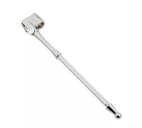 YJDOORPLAY Chrome Aluminum Flag Pole Mount Bracket Motorcycle Luggage Rack Holder Retainer for Honda GL1800 GL1500 Goldwing Accessories