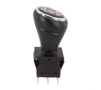 YJDOORPLAY DPDT 6-Pin Latching,Slide Rocker, Switch AC 250V, 16A 3 Position Forward Stop Back for Industrial Electrical Equipment Black Red(Black)