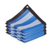 YJDOORPLAY HDPE Shading Net 2x4m White UV Resistant Garden Sunshade Mesh with Reinforced Edges and Eyelets for Plants Pools Patio Outdoor Privacy Screen Fence(2 * 5)