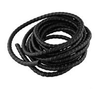 YJDOORPLAY Hydraulic Hose Guard Spiral Wrap Protection Sleeve for Cable Wire Management 5M Length Black D-8/10/12mm PP Material Flexible Protective Cover(D-10mm)
