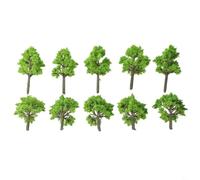 YJDOORPLAY Model Trees Miniature Set of 10 Model Building Accessories, Diorama Trees, Architecture Trees, Model Trees for DIY Train Railways Scenery Landscape