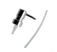 YJDOORPLAY Nozzle ABS Lotion Pump Head, Chrome Soap Dispenser Pump Replacement, Lotion Dispenser Pumps, Smooth Dispensing, Silver/Gold/Rose Gold/Black (Silver)