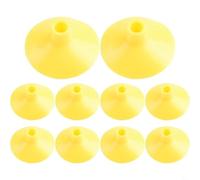 YJDOORPLAY Rubber Suction Cup Arrow Tips Replacement Practice Target Sucker Heads Kids Training Game Outdoor Fun Indoor Sports 10 Pack(Yellow)