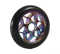 YJDOORPLAY Scooter Replacement Wheel 110mm High Rebound PU Material for Freestyle Stunt Scooter Aluminum Alloy Core 8mm ABEC-9 Bearings(1 piece Seven colors)