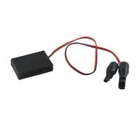 YJDOORPLAY Solar Panel USB Voltage Stabilizer Controller Multiple Output Ports Power Adapter for Electronic Devices Fast Charging DC 18V Output 5V USB Port Black(with cord)