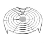 YJDOORPLAY Stainless Steel Kitchen Steamer Rack Stand Multi-Purpose Cooking Steaming Tray Insert For Dumplings Vegetables Eggs Pressure Cooker Compatible With Various Pots (16cm)