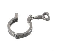 YJDOORPLAY Stainless Steel Sanitary Tri Clamp Single Pin Heavy Duty Quick Release for Ferrule Fitting SS304 Industrial Pipe Connector 1.5-4 Inch(1.5 inch)
