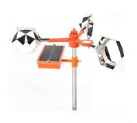 YJDOORPLAY Wind Powered Bird Deterrent for Outside, Reflective Device to Keep Pigeons Away from Garden, Patio, Roof and Boat, Weatherproof ABS with Quiet Bearings(no base)