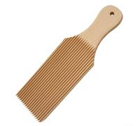 YJDOORPLAY Wooden Gnocchi Boards Butter Paddles Rolling Dough Tool Homemade Pasta Maker Kitchen Accessories With Ridge Design,9.6x2.8inch
