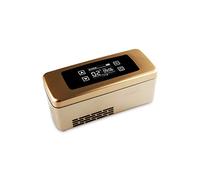 YJDQYDSH Small Insulin Refrigerated Box,Portable Charging Household Temperature Cooling Box,Vaccine Drug Transport Medical Car Small Refrigerator Lasting/Golden/No Battery