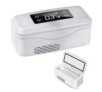 YJDQYDSH Small Insulin Refrigerated Box,Portable Charging Household Temperature Cooling Box,Vaccine Drug Transport Medical Car Small Refrigerator Lasting/White / 8000mAh