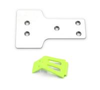 YJDTESVC 12428-0364 Front Bottom Protection Aluminum Sheet and Front Bumper for Wltoys 12428 12427 RC Car Spare Parts