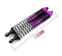 YJDTESVC 130mm Long Shock Absorber damper Oil Adjustable Type 18019 180007 For Climbing Car HSP 94180 1/10 4WD 4X4 Rock Crawler RC Car(PURPLE)