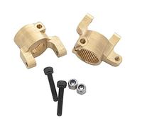 YJDTESVC 2Pcs Brass Heavy Duty Front C Hub Carrier Caster Block C Seat For Axial SCX10 II 90046 90047 1/10 RC Crawler Car Parts