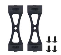 YJDTESVC 2Pcs Metal Bracket for Wpl B1 B14 B16 B24 C14 C24 B36 Mn D90 D91 Rc Car Upgrade Metal Diy Parts Kit,Black