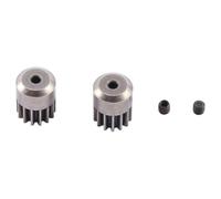 YJDTESVC 2Pcs Motor Gear Pinion Gear 16392 for MJX Hyper Go 16207 16208 16209 16210 H16 H16H H16E H16P 1/16 RC Car Spare Parts