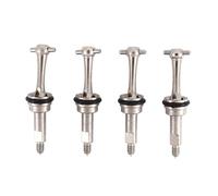 YJDTESVC 4Pcs Metal Extended Drive Shaft CVD Universal Joint for Wltoys 284131 K969 K989 K999 P929 1/28 RC Car Upgrade Parts