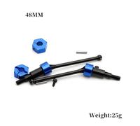 YJDTESVC 4pcs Metal Front and Rear Drive Shaft CVD Driveshaft for Arrma 1/18 Granite Grom Typhon GROM RC Car Upgrade Parts Accessories(48MM 2PCS)