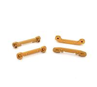 YJDTESVC 4pcs Upgrade Metal Reinforced Swing Arm for Wltoys 1/12124018 124019 1/14 144001 144010 RC Car Accessories Parts(Gold)