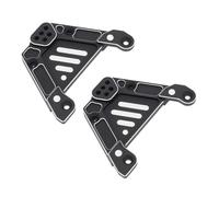 YJDTESVC CNC Aluminum Front Rear Shock Absorber Bracket Bumper Mount for 1/6 RC Crawler Axial SCX6 Jeep JLU Wrangler Upgrade Accessories(Rear Shock Hoops)