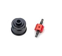 YJDTESVC Differential Lock Straight Shaft+cover Set for TRAXXAS Slash 1/10 4WD Dead Rat 4x4(Schwarz)
