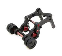 YJDTESVC Double Wheel Keel Wheelie Raise Head Bar Upgrade Parts for 1/5 Traxxas XMAXX X-MAXX Accessories(Schwarz)