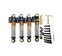 YJDTESVC For FMS FCX24 Metal 43mm Shock Absorbers Oil Dampers 1/24 RC Crawler Car Upgrades Parts Accessories,Black